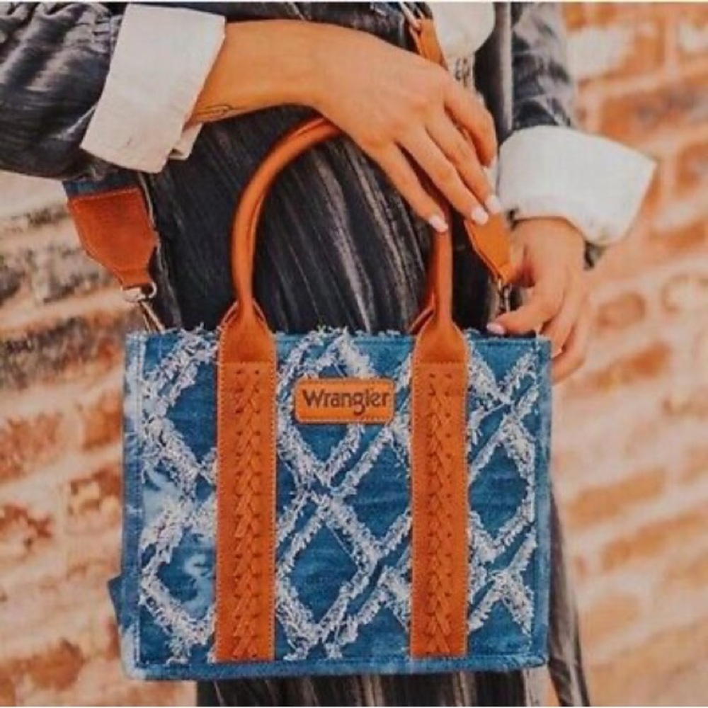 Evelyn Wrangler Denim Mini Tote